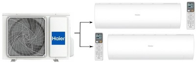 ������ �����-������� �� 2 ������� Haier Coral M Super Match 2U50S2SM1FA-3/AS25PS1HRA-M*2